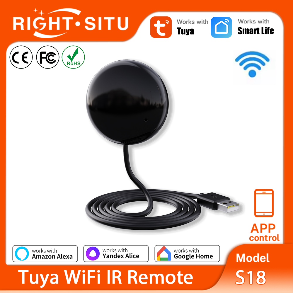 Smart Home Automation Kit - Tuya Wi-Fi ИК-пульт дистанционного управления для