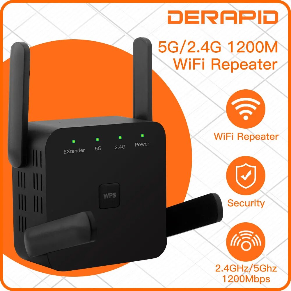 Wifi Smart Plug - Wi-Fi повторитель 1200 Мбит/с 2,4 ГГц/5