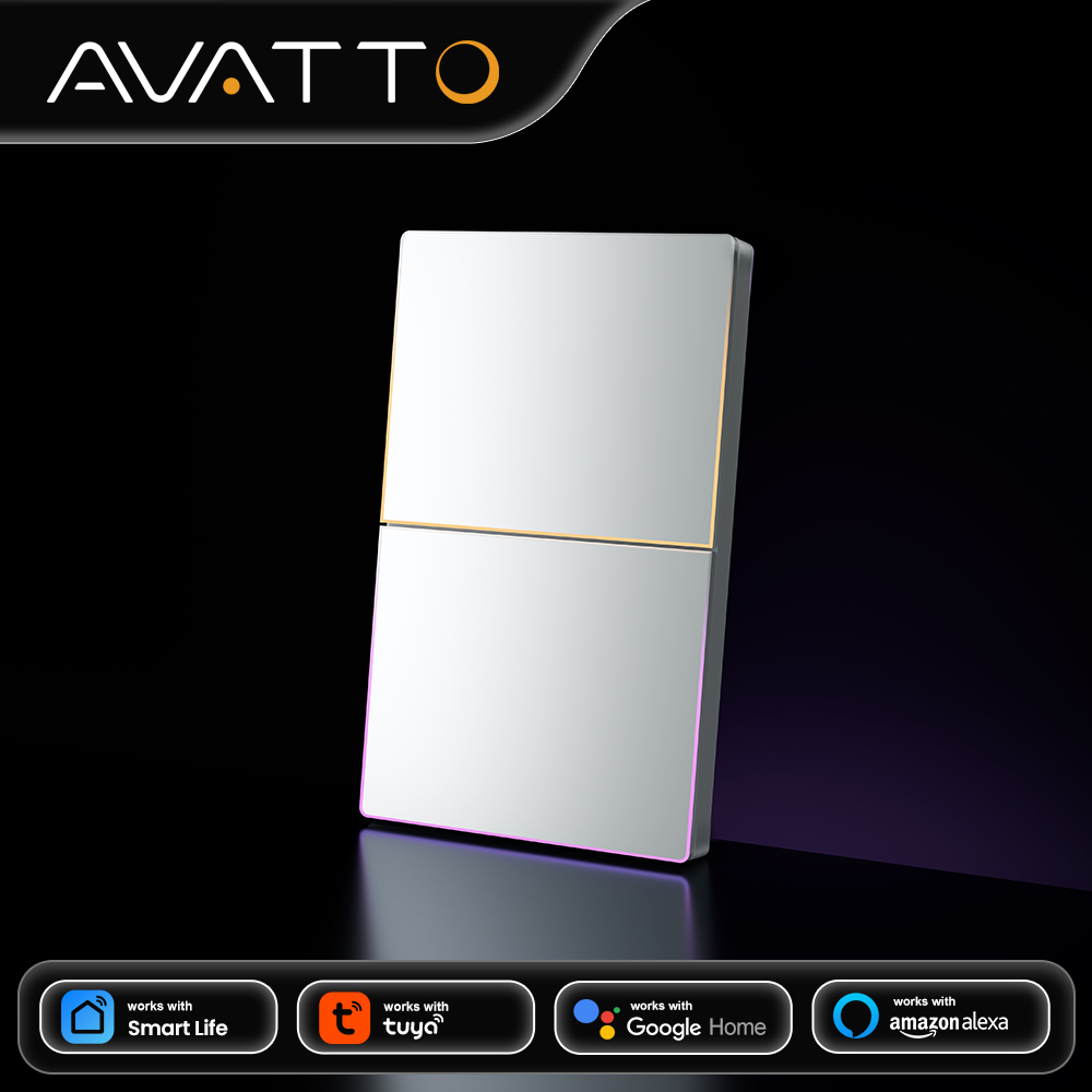 Smart Light Switch Wifi - AVATTO 1/2/3/4-клавишный WiFi-умный выключатель света, беспроводной