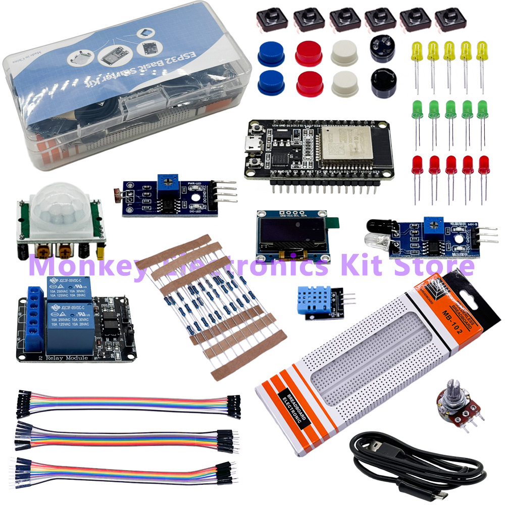 Esp32 Smart Home Kit - Базовый стартовый комплект ESP32. Комплект для