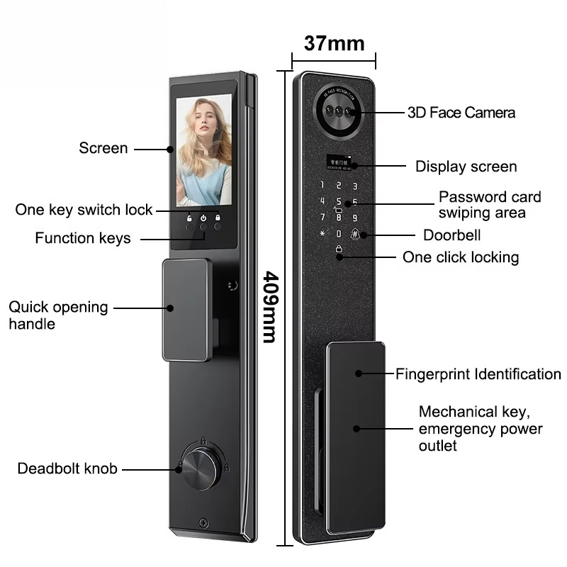 Умный дверной замок Tuya с Wi- – обзор и цена Smart Door Lock Wifi