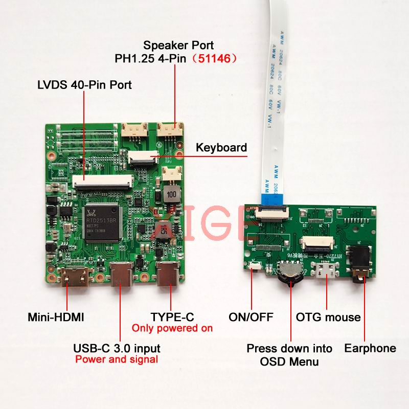 Подходит для LP140WH1(TL)-TLA1 – обзор и цена Microcontroller Kit