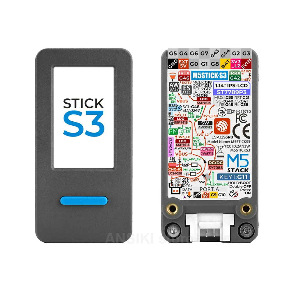 M5Stack M5StickS3 ESP32-S3: По – обзор и цена Electronics Project Kit