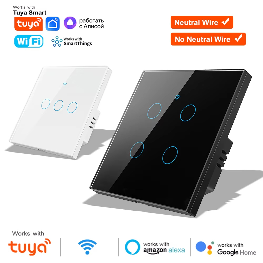 Умный сенсорный настенный выкл – обзор и цена Smart Light Switch Wifi