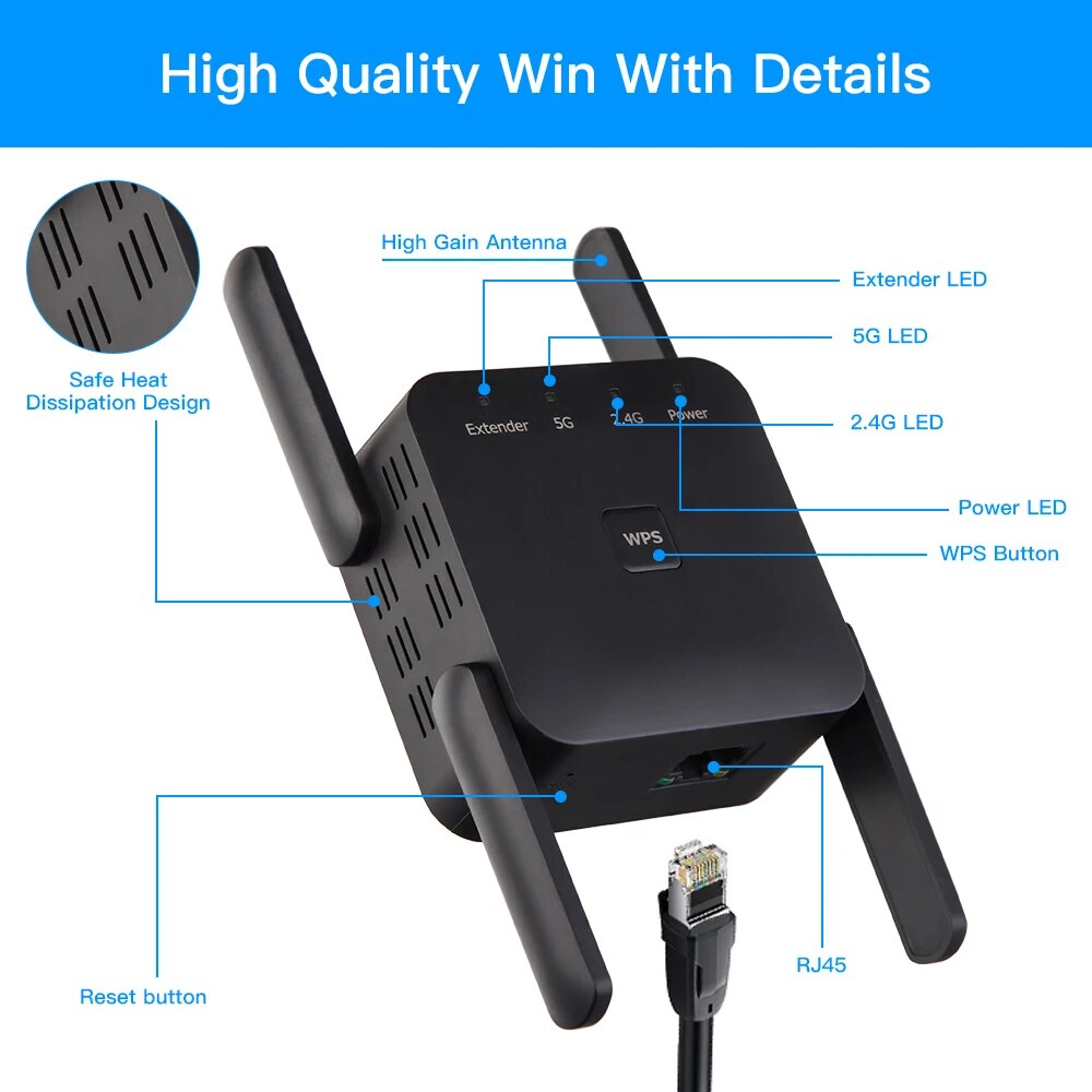 Wi-Fi повторитель 1200 Мбит/с  – обзор и цена Wifi Smart Plug