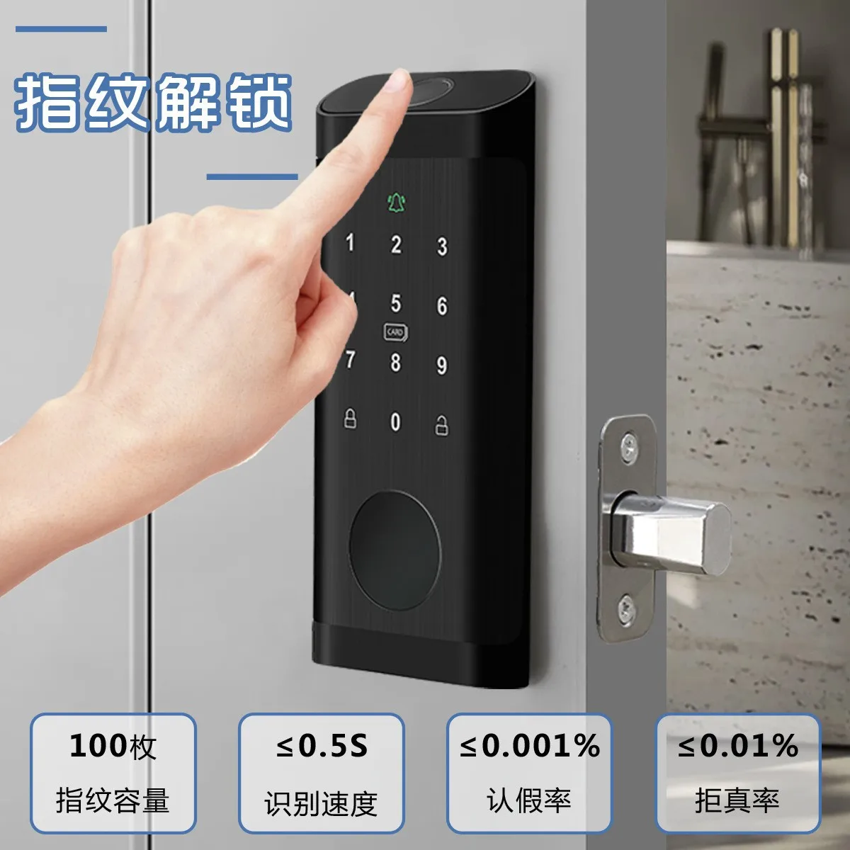 Водонепроницаемый дверной замо – обзор и цена Smart Door Lock Wifi