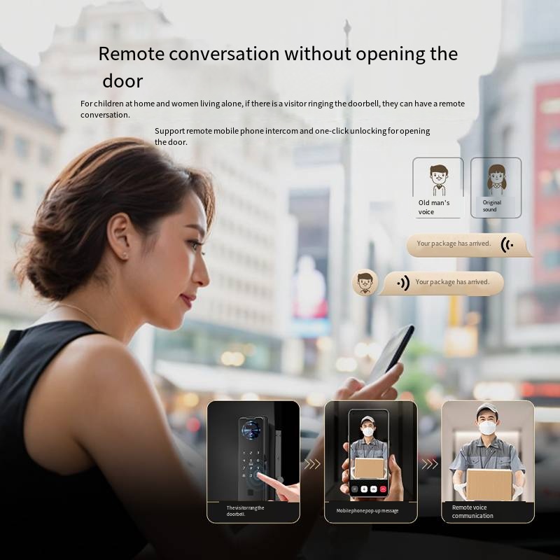 YN S11M умный дом цифровой эле – обзор и цена Smart Door Lock Wifi