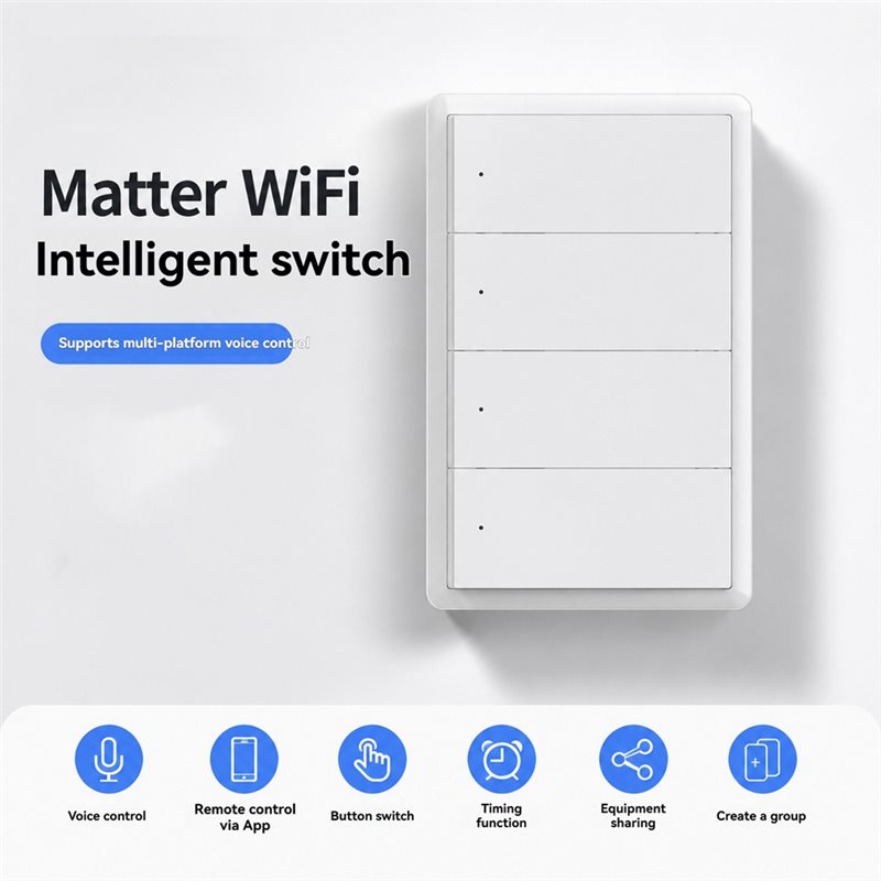 DTA4 – голосовое управление дл – обзор и цена Smart Light Switch Wifi