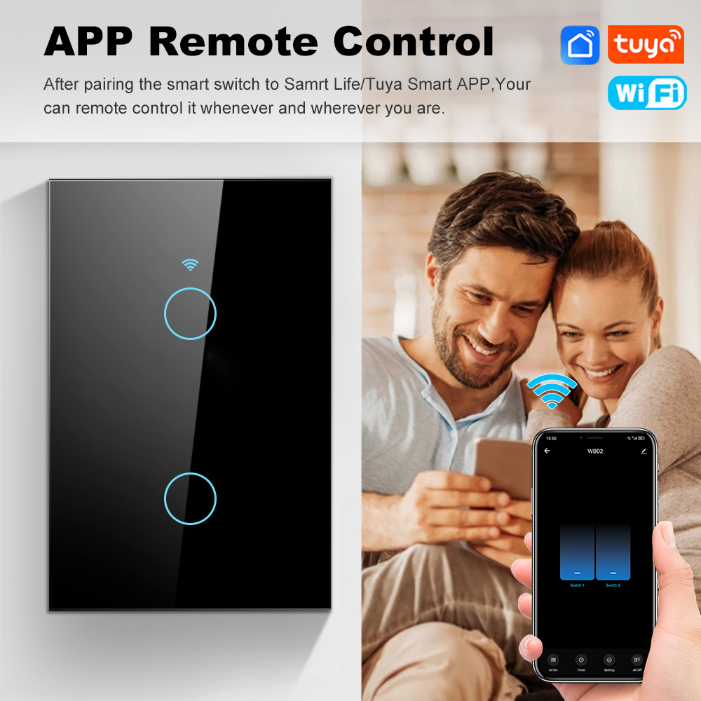 Умный сенсорный настенный выкл – обзор и цена Smart Light Switch Wifi