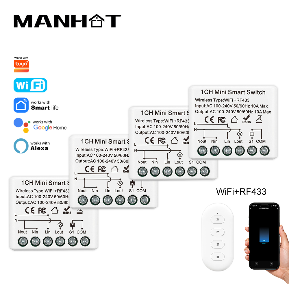 Умный мини-выключатель Wi-Fi 1 – обзор и цена Smart Light Switch Wifi