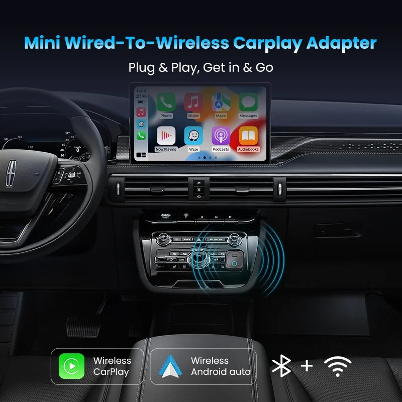 Беспроводной адаптер CarPlay C – обзор и цена Wifi Smart Plug