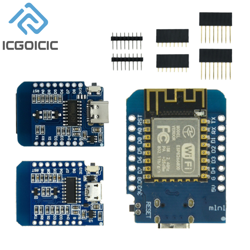 D1 Mini-Mini NodeMcu 4M Bytes  – обзор и цена Esp8266 Relay Module